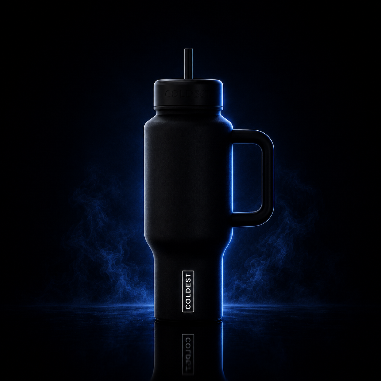 COLDEST 46oz Leakproof Insulated Tumbler with 3 Lids