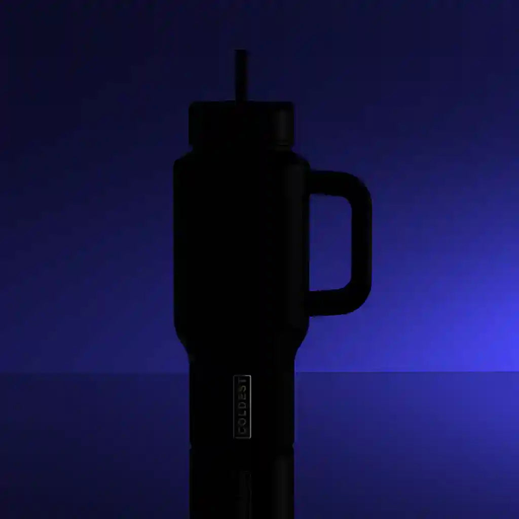 COLDEST 46oz Leakproof Insulated Tumbler with 3 Lids
