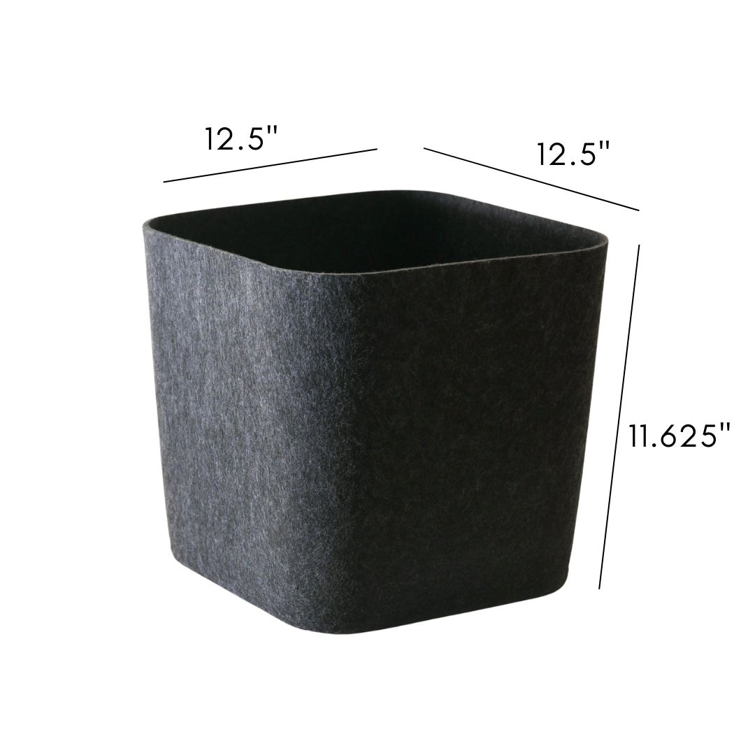 Sculpted Storage Bin for Shelves, Closets & Home Organization
