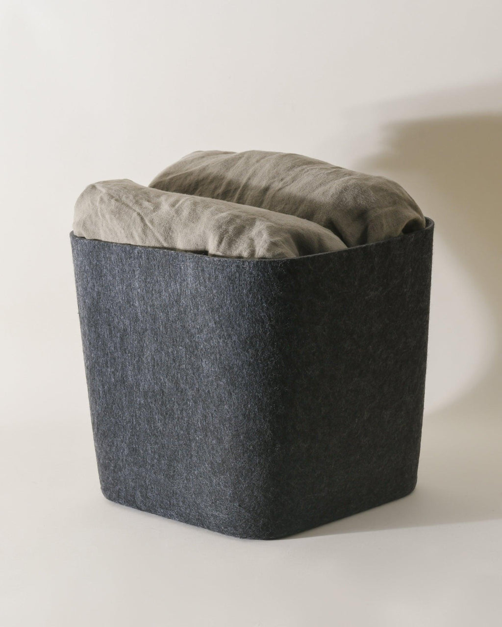 Sculpted Storage Bin for Shelves, Closets & Home Organization