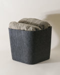 Sculpted Storage Bin for Shelves, Closets & Home Organization