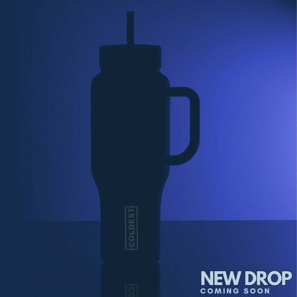 COLDEST 46oz Leakproof Insulated Tumbler with 3 Lids